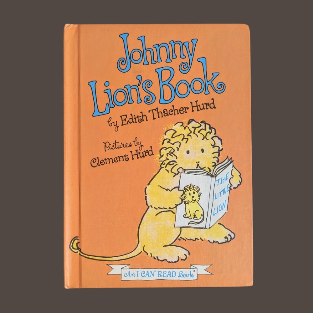 10/$25 Johnny Lion's Book Vintage I Can Read Hardcover Book